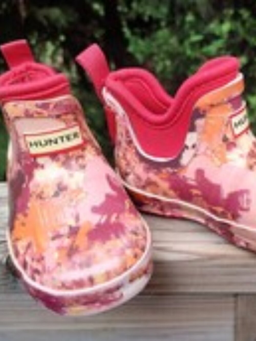 HUNTER x Target Toddler Abstract Short Ankle Pull On Rain Boots Waterproof Sz 6
